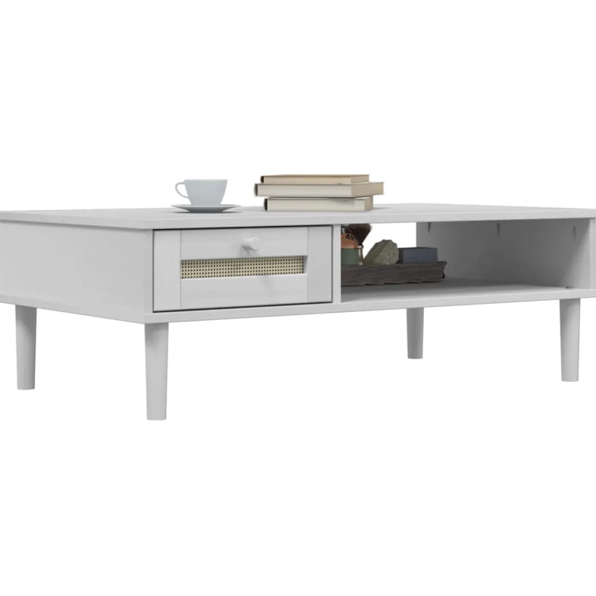 Mesa de centro Senja 1 cajón + 1 hueco 33x100x55 cm