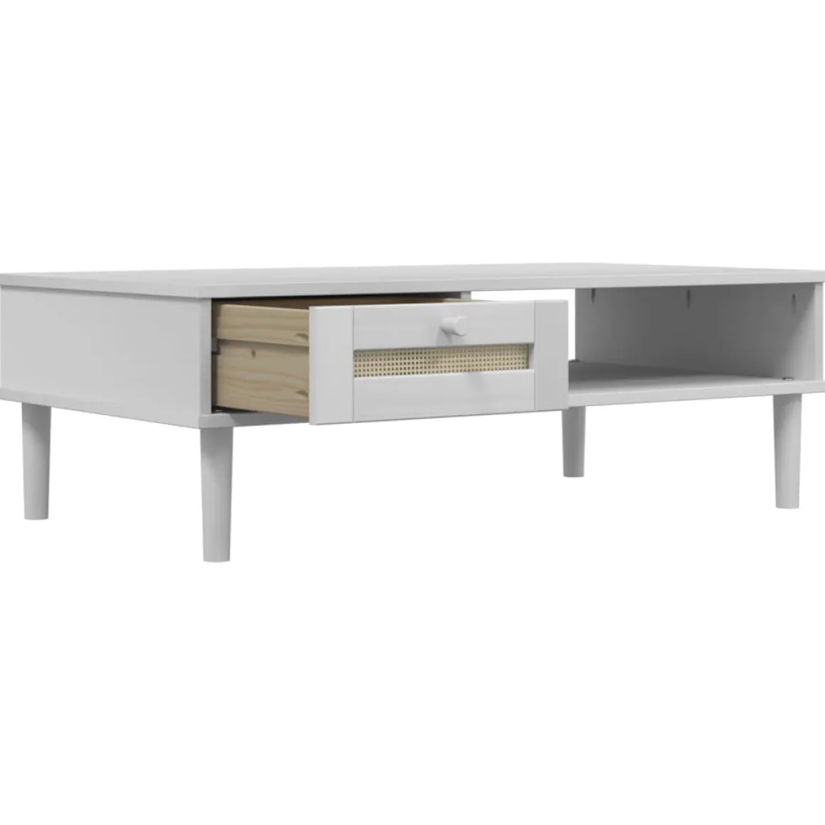 Mesa de centro Senja 1 cajón + 1 hueco 33x100x55 cm