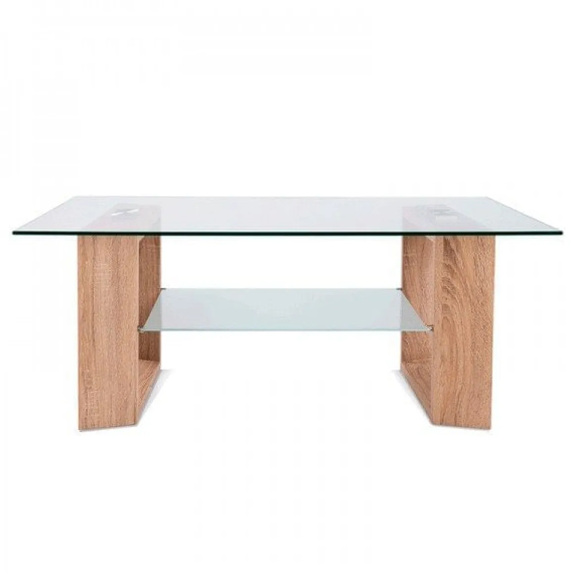 Mesa de centro Tara cristal cambria 43x110x70 cm