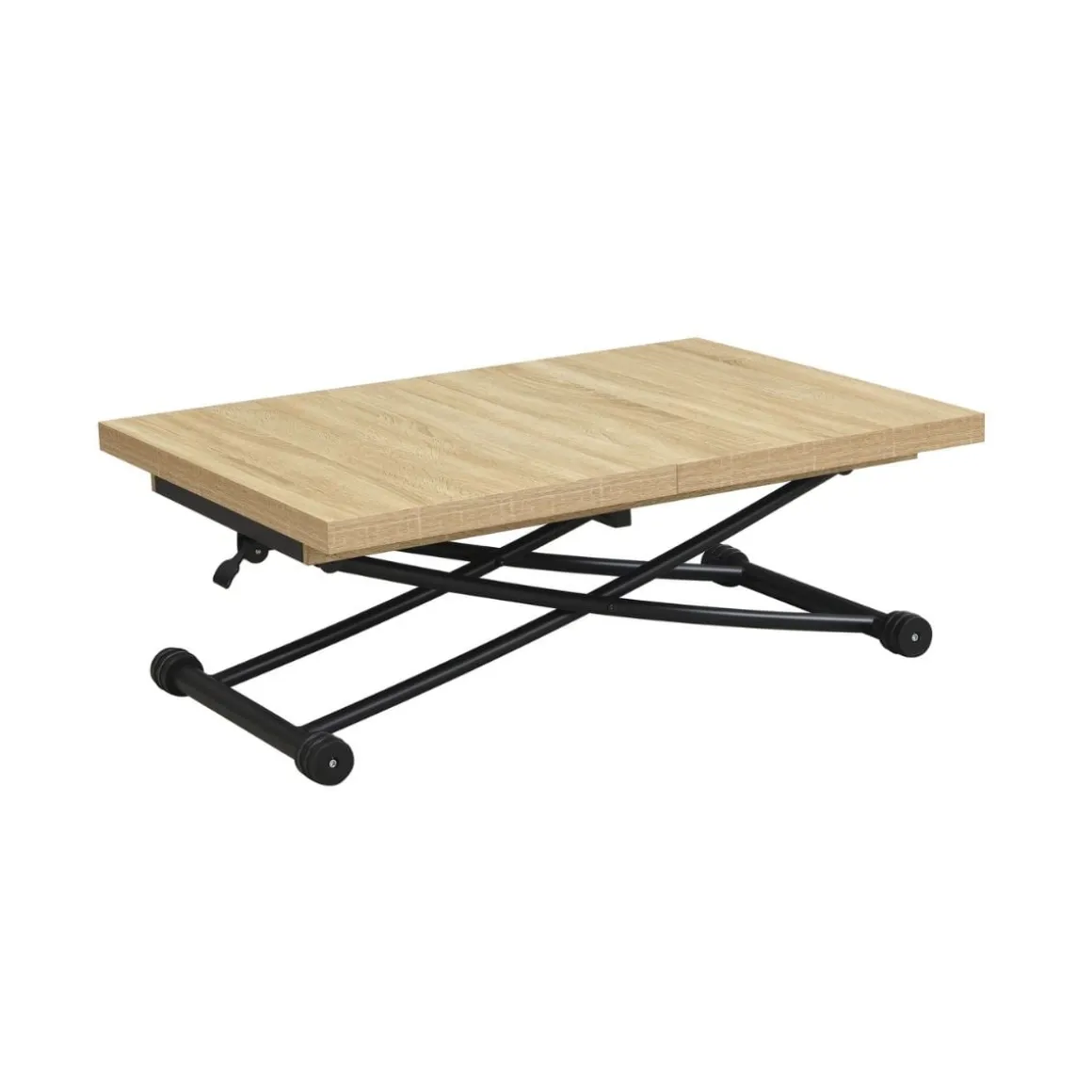 Mesa de centro Taylor extensible y elevable 28-75x100-130-160x80 cm
