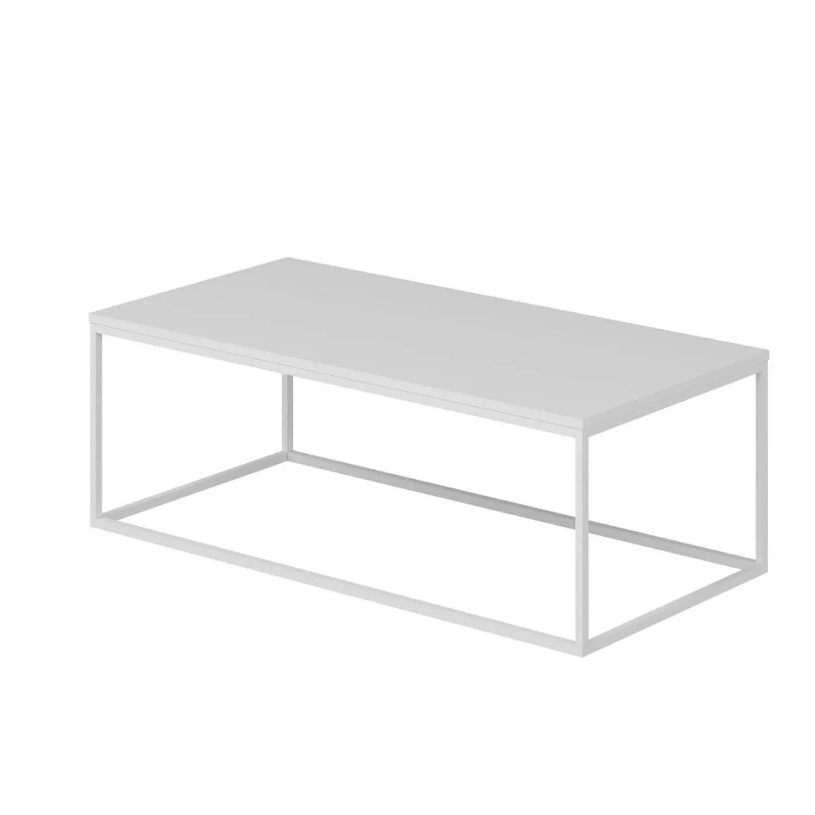 Mesa de centro Tiger blanco 42x120x60 cm