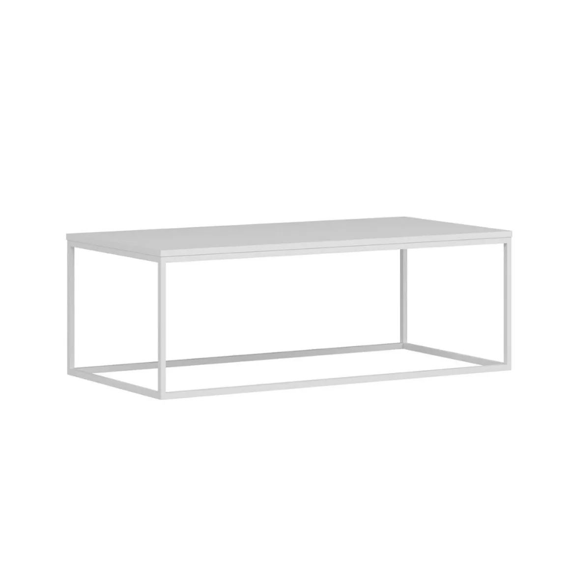 Mesa de centro Tiger blanco 42x120x60 cm