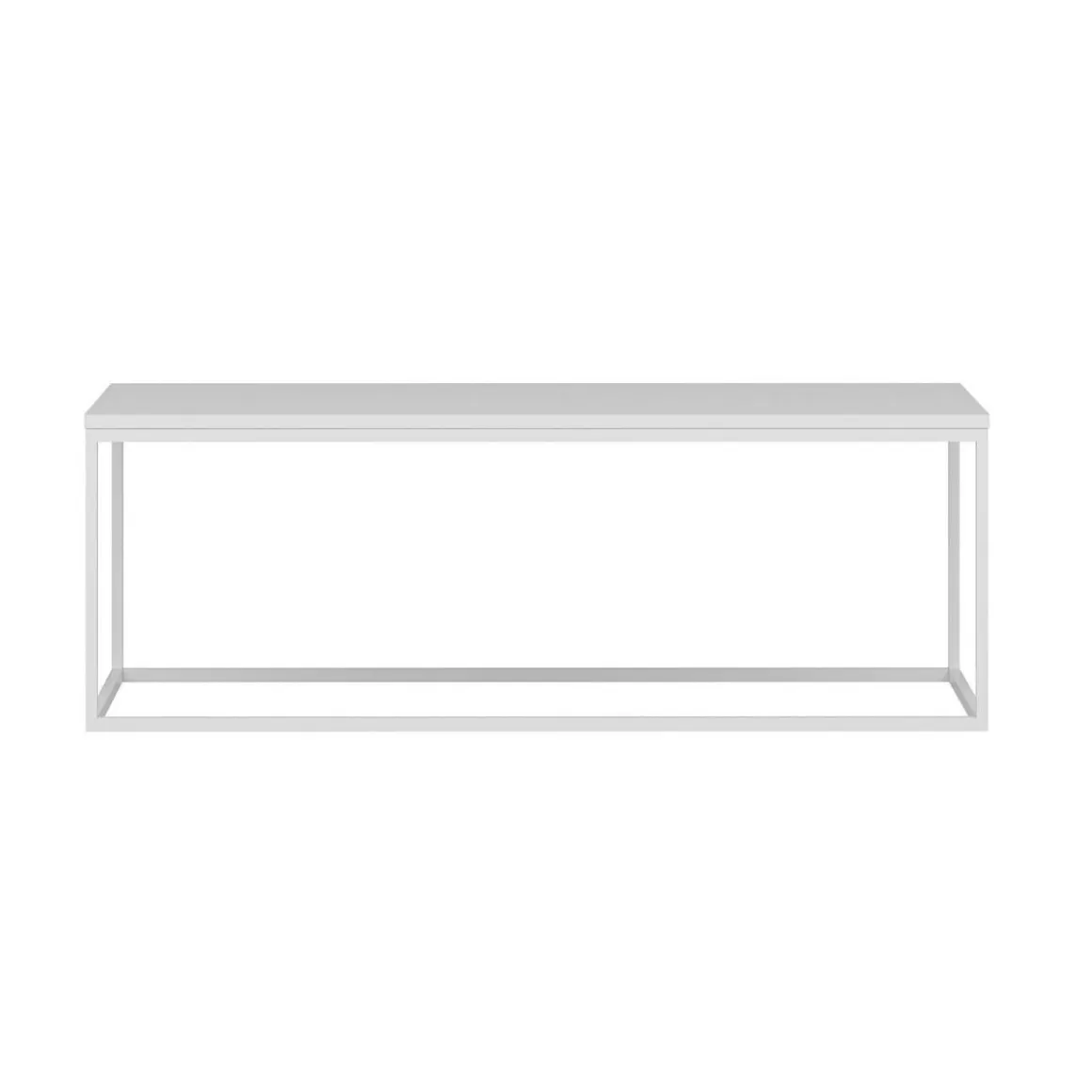 Mesa de centro Tiger blanco 42x120x60 cm