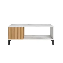 Mesa de centro Tokio 2 compartimentos albo/rayado 40,6x100x50 cm