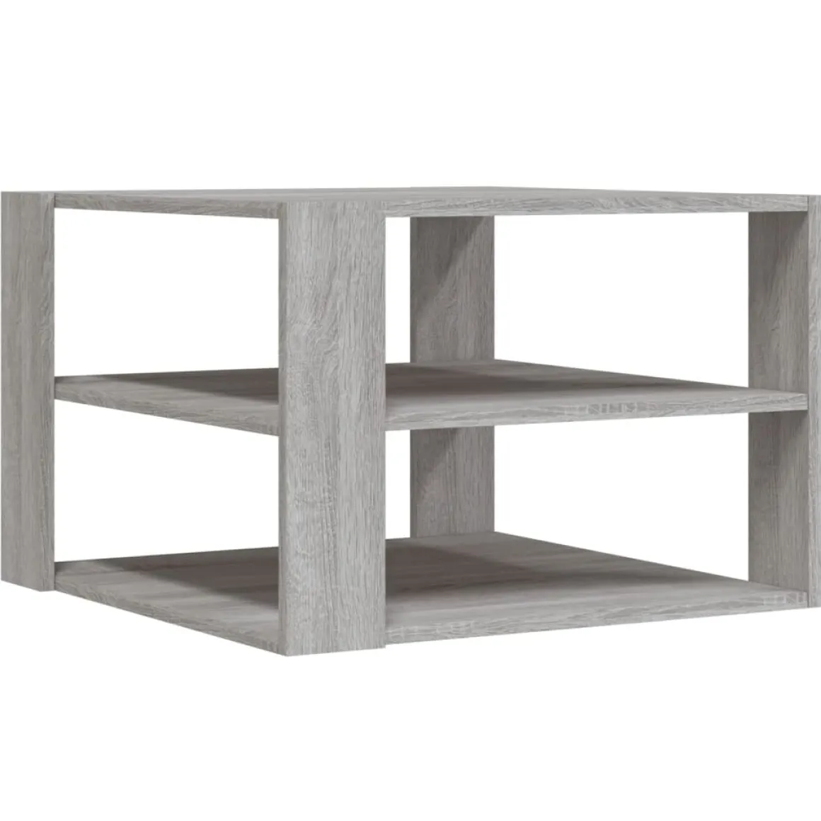 Mesa de centro Triunfo 2 estantes 40x59,5x59,5 cm