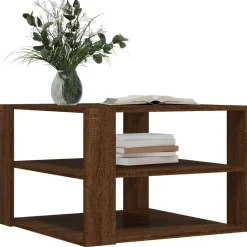Mesa de centro Triunfo 2 estantes 40x59,5x59,5 cm