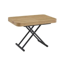 Mesa de centro Turín extensible con elevación eléctrica 28-78x120-160-200x75 cm