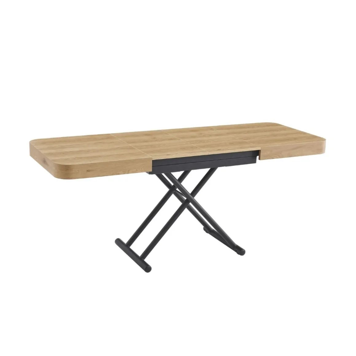Mesa de centro Turín extensible con elevación eléctrica 28-78x120-160-200x75 cm