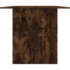 Mesa de comedor Alberca roble oscuro 76x180x90 cm