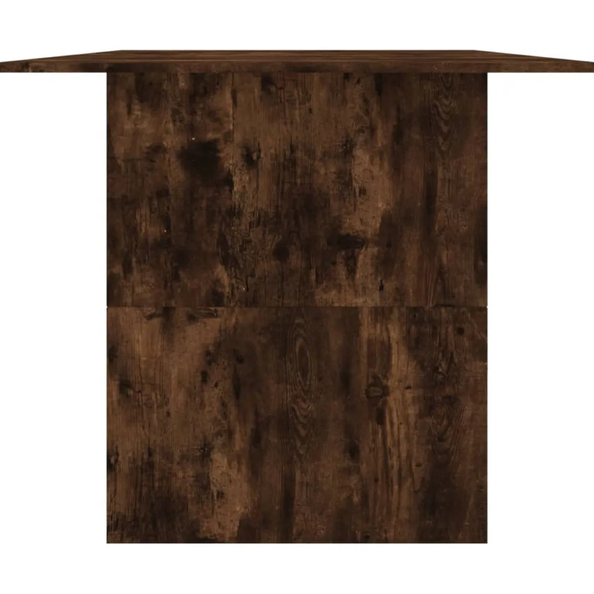 Mesa de comedor Alberca roble oscuro 76x180x90 cm