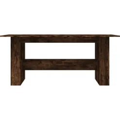 Mesa de comedor Alberca roble oscuro 76x180x90 cm