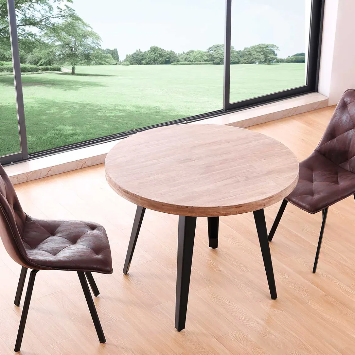 Mesa de comedor Berg diseño fijo Ø100x76 cm