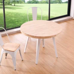 Mesa de comedor Berg diseño fijo Ø100x76 cm