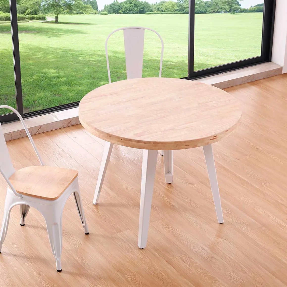 Mesa de comedor Berg diseño fijo Ø100x76 cm