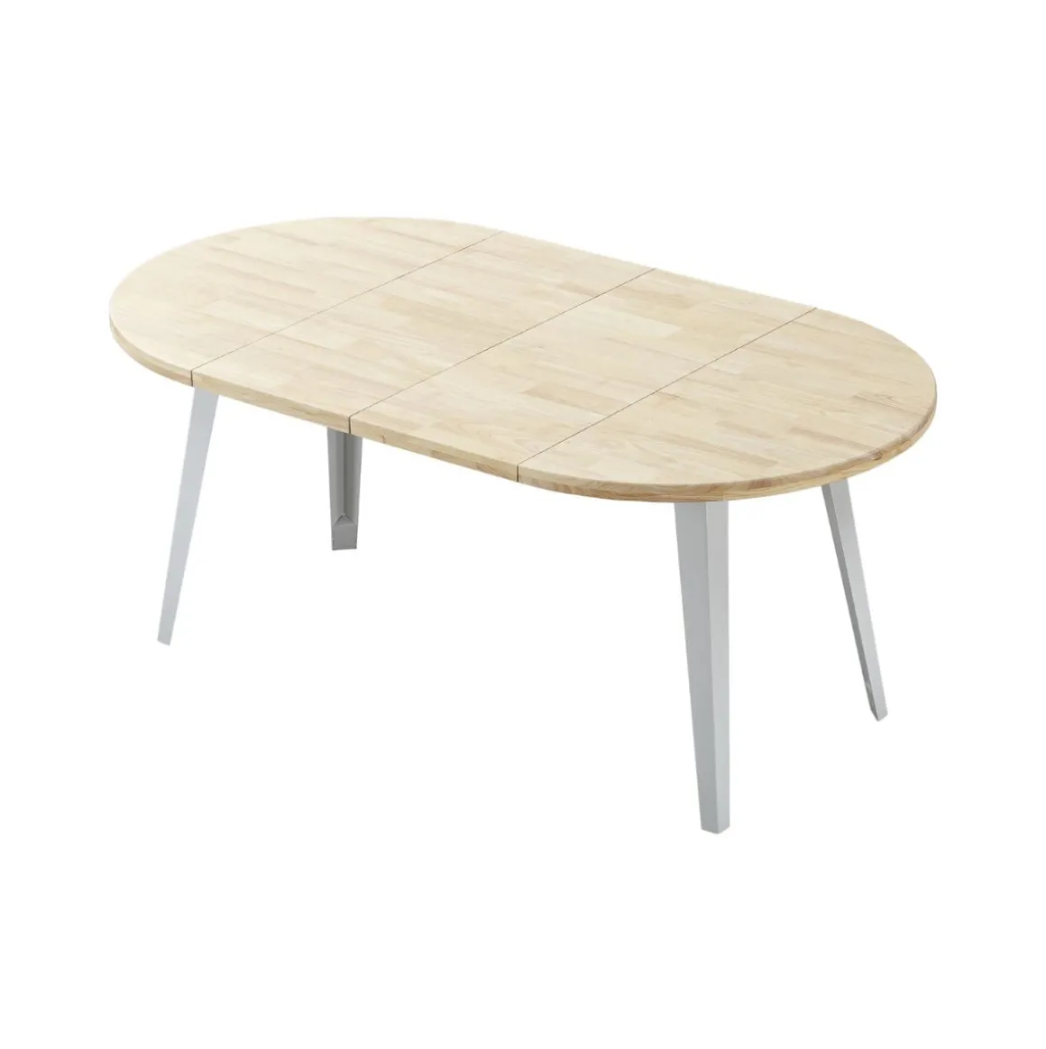 Mesa de comedor BergE redonda extensible Ø100x76 cm
