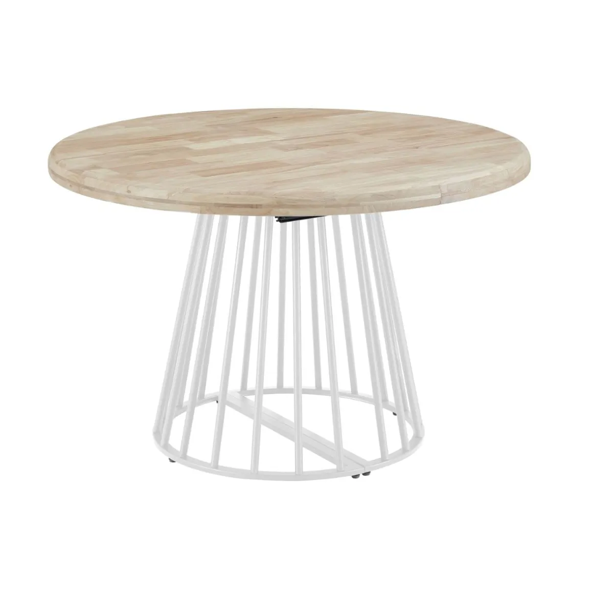 Mesa de comedor Brad extensible diseño redondo Ø120 cm