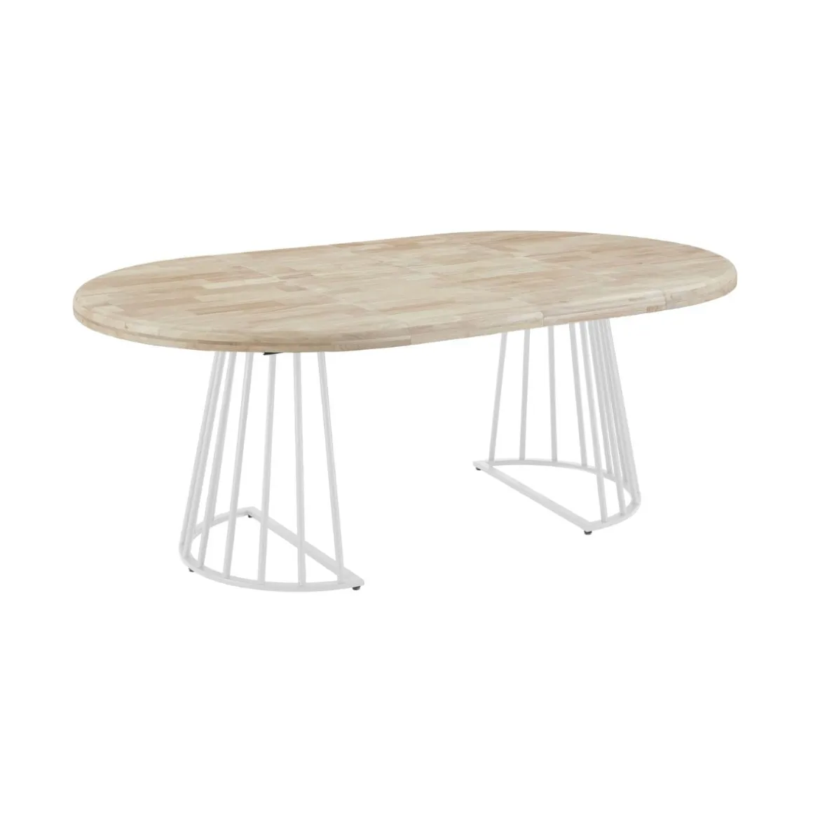 Mesa de comedor Brad extensible diseño redondo Ø120 cm