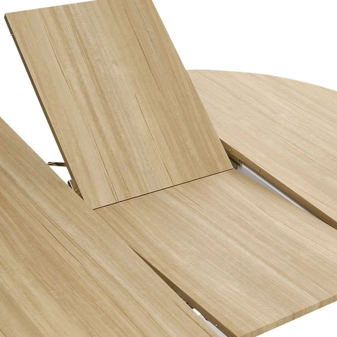 Mesa de comedor Bradley redonda extensible 76x130-180x130 cm