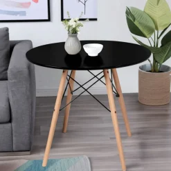 Mesa de comedor Dinamarca diseño redondo Ø80 cm