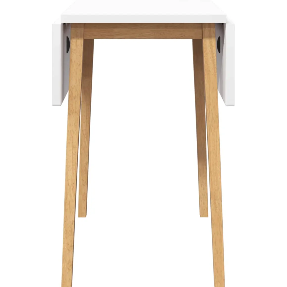 Mesa de comedor Dona 2 alas abatibles 75x90x45-90 cm