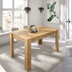 Mesa de comedor extensible Dine 77x140-190x90 cm