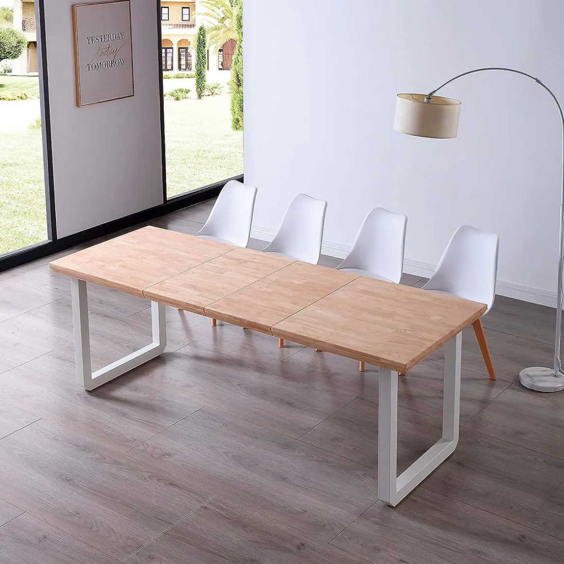 Mesa de comedor extensible Roma 77x140x80 cm