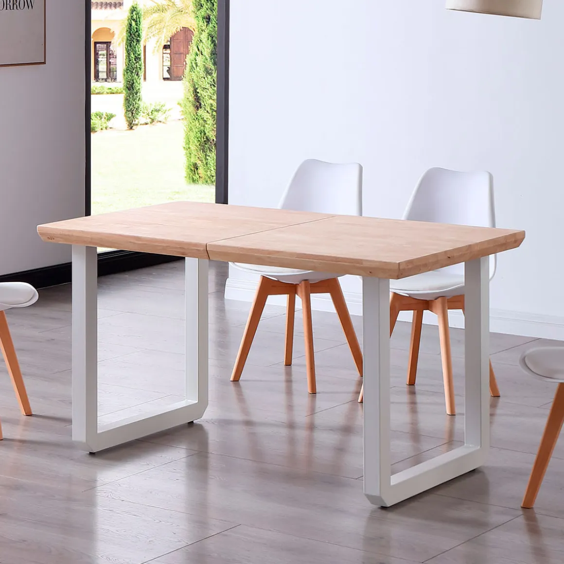 Mesa de comedor extensible Roma 77x140x80 cm