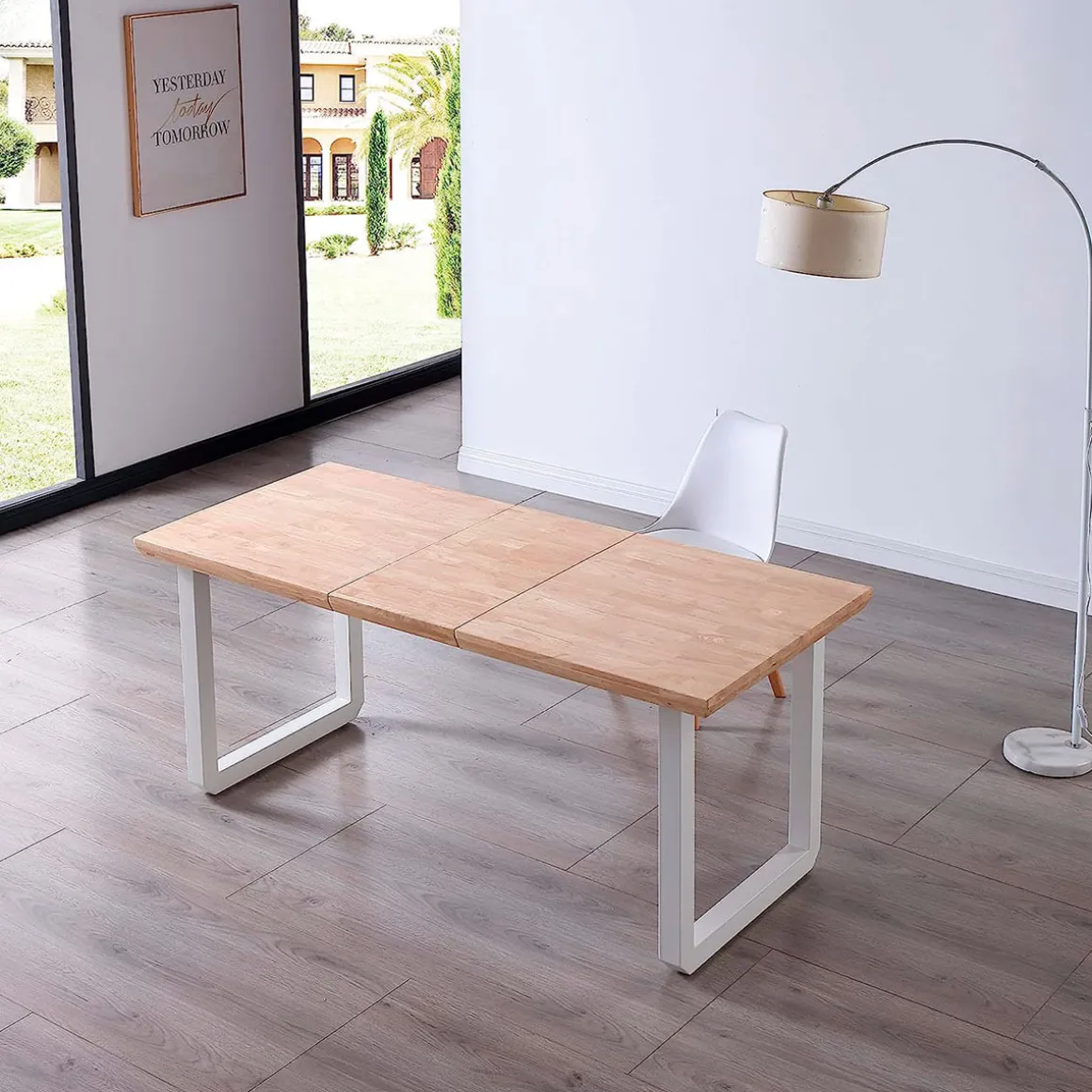 Mesa de comedor extensible Roma 77x140x80 cm