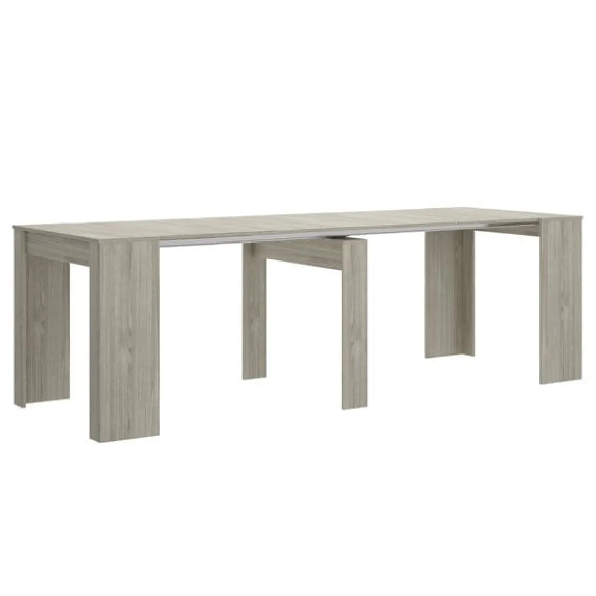 Mesa de comedor Kiona diseño extensible 77x54-239x90 cm
