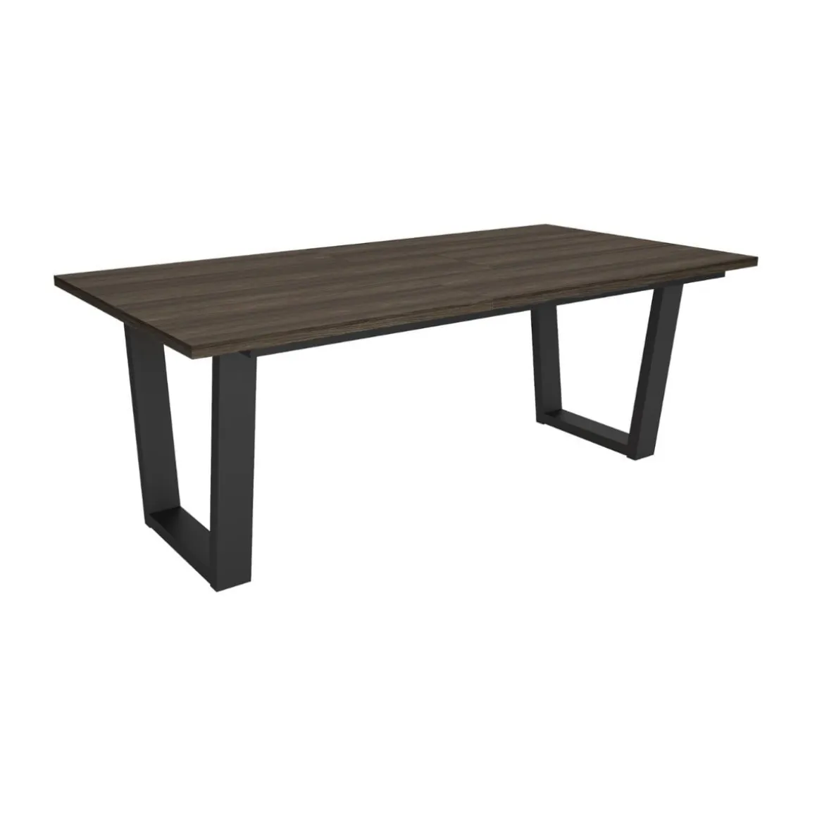 Mesa de comedor Kroma diseño fijo patas en U 74x194x90 cm