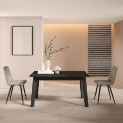 Mesa de comedor Kroma diseño fijo 74x140x90 cm