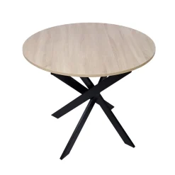 Mesa de comedor Kroma redonda diseño fijo Ø90x77 cm