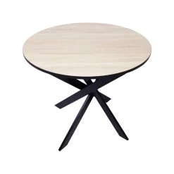 Mesa de comedor Kroma redonda diseño fijo Ø90x77 cm