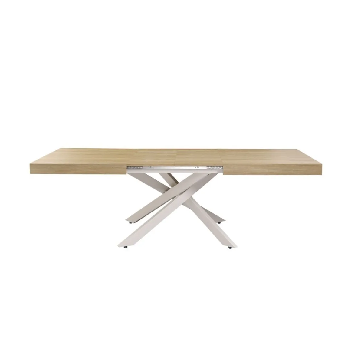 Mesa de comedor Leonardo diseño extensible 76x160-200-240x90 cm