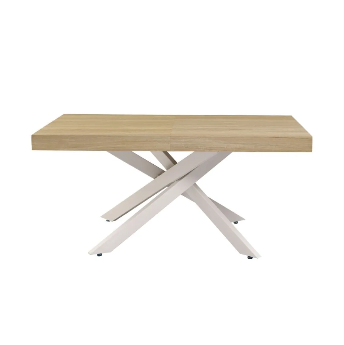 Mesa de comedor Leonardo diseño extensible 76x160-200-240x90 cm