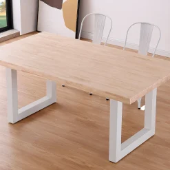 Mesa de comedor Loft rectangular diseño nórdico 76x180x100 cm