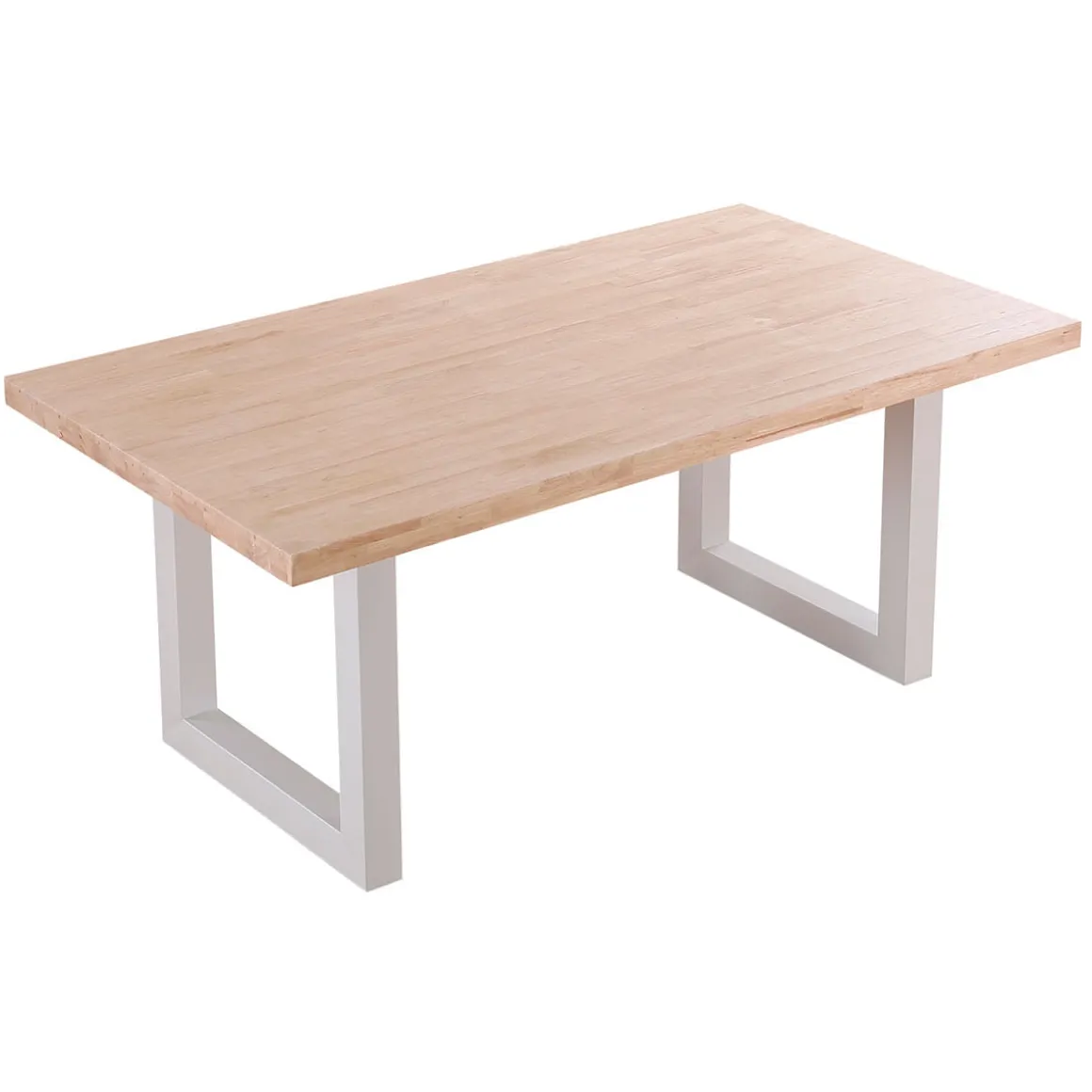 Mesa de comedor Loft rectangular diseño nórdico 76x180x100 cm