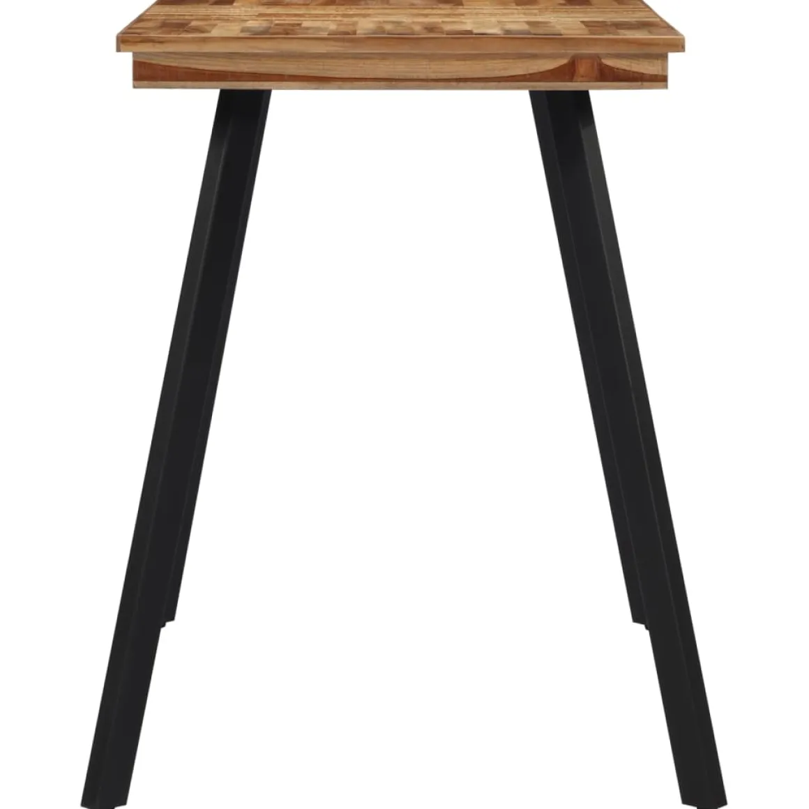 Mesa de comedor madera maciza de teca 120x62x76 cm