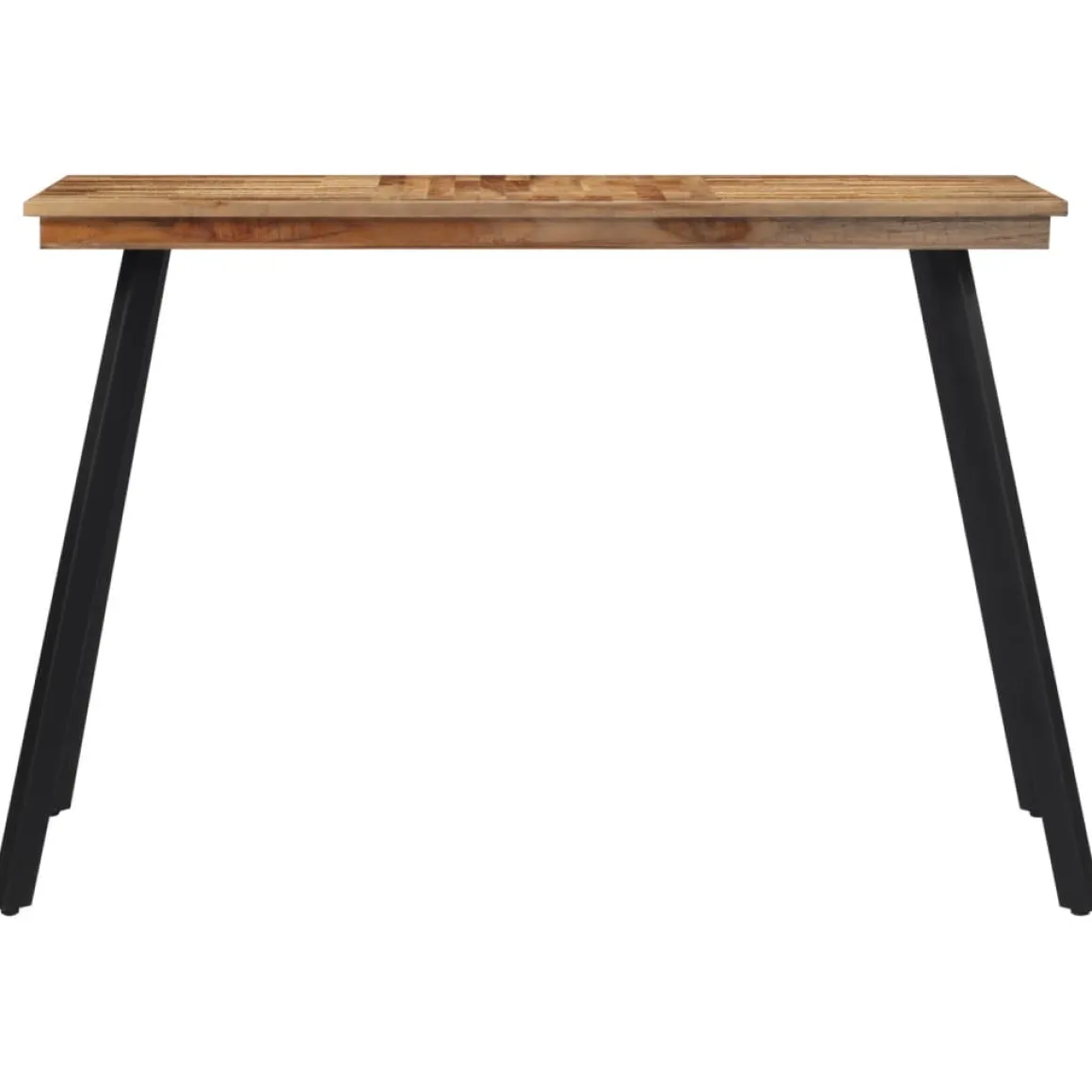 Mesa de comedor madera maciza de teca 120x62x76 cm