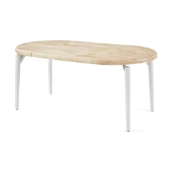 Mesa de comedor Moon extensible forma redonda Ø100-140-180x76 cm