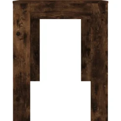 Mesa de comedor Nelva roble oscuro 76x120x60 cm