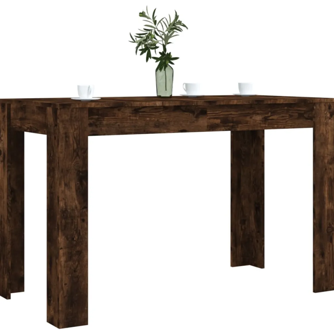 Mesa de comedor Nelva roble oscuro 76x120x60 cm