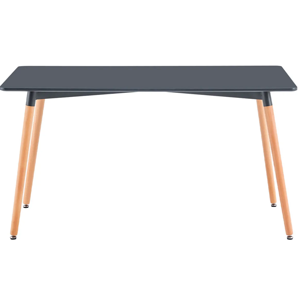 Mesa de comedor Nordika rectangular gris 74,5x120x80 cm