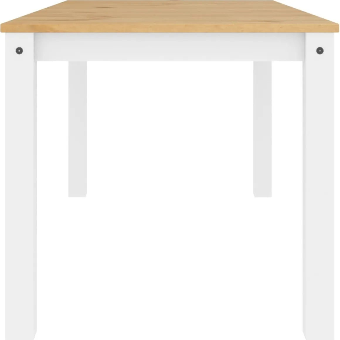 Mesa de comedor Panamá madera maciza de pino 75x160x80 cm