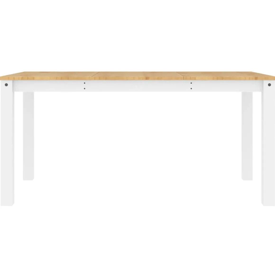 Mesa de comedor Panamá madera maciza de pino 75x160x80 cm