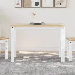 Mesa de comedor Panamá madera de pino 75x117x60 cm