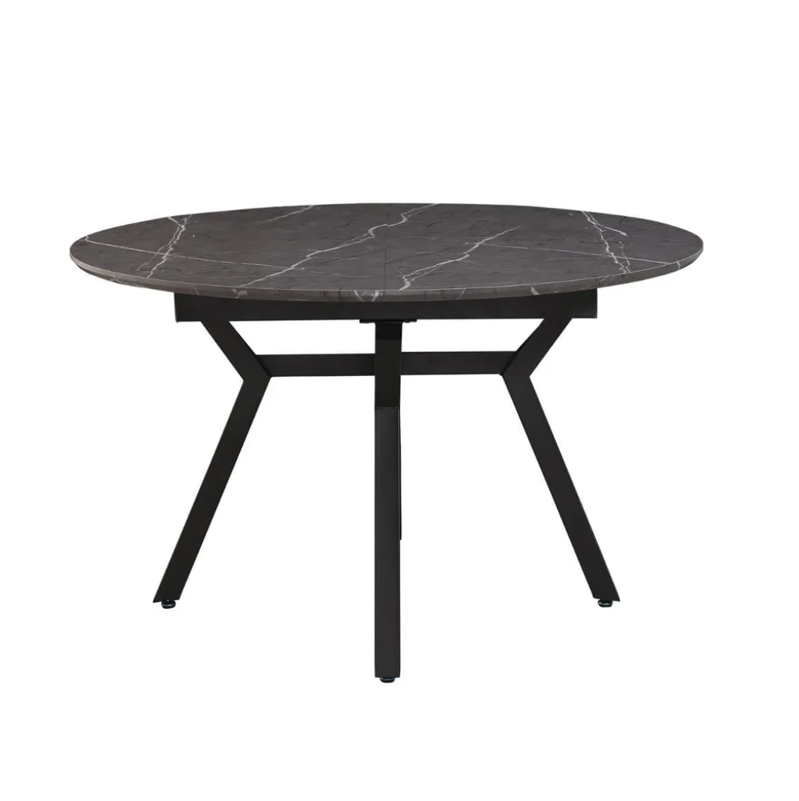Mesa de comedor Paul redonda extensible 76x130-180x130 cm