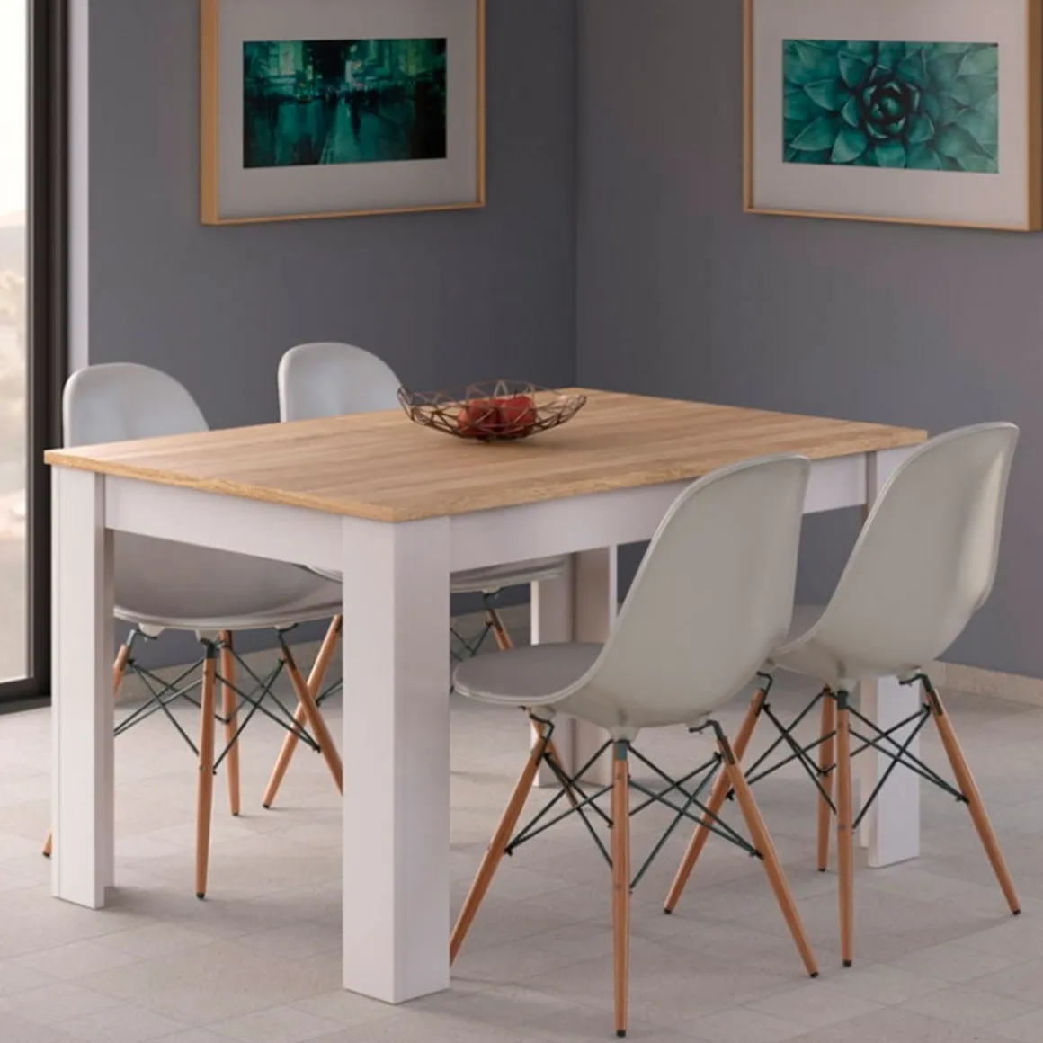 Mesa de comedor Practico extensible 78x140-190x90 cm