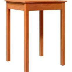 Mesa de comedor Sakura madera de pino marrón 75x55x55 cm