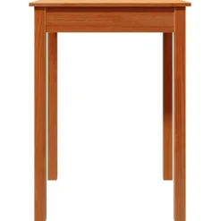 Mesa de comedor Sakura madera de pino marrón 75x55x55 cm